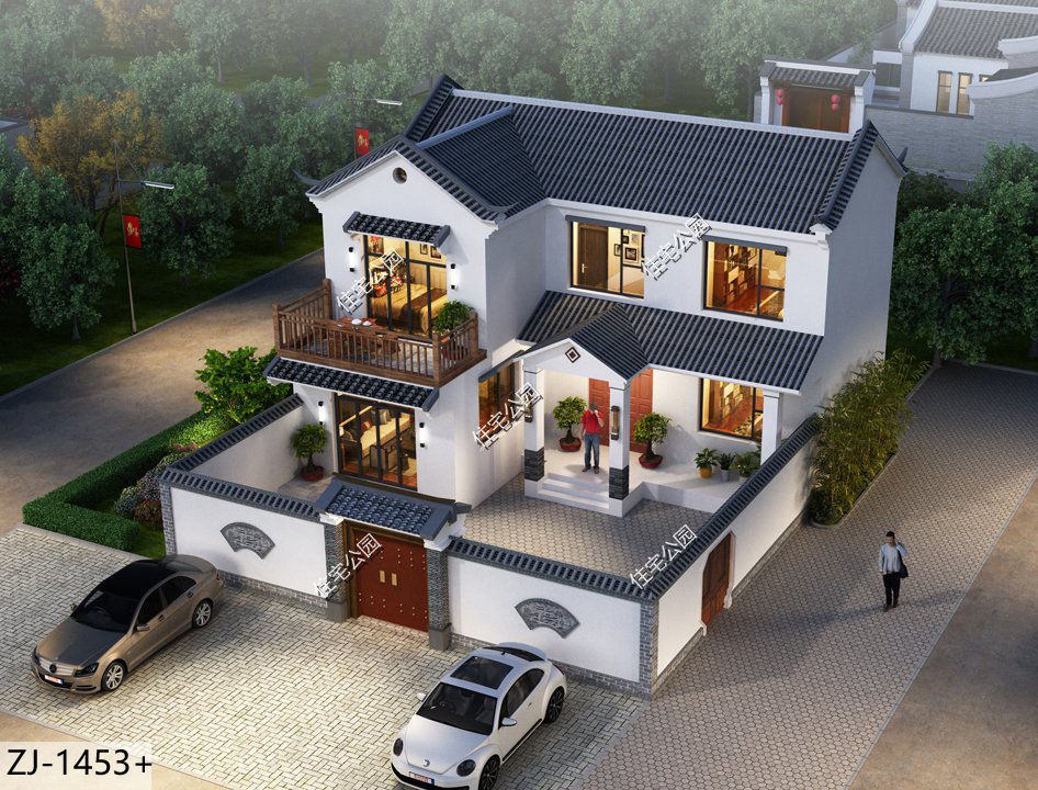 占地尺寸|终于找到20多万就能建的农村别墅图纸,10套户型你更喜欢哪一套?