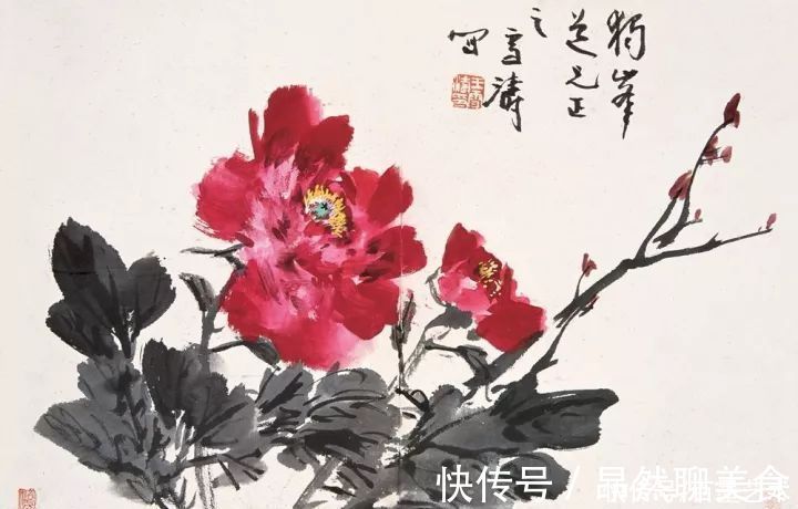 小写意@唯有牡丹真国色!小写意牡丹画150幅,美醉了