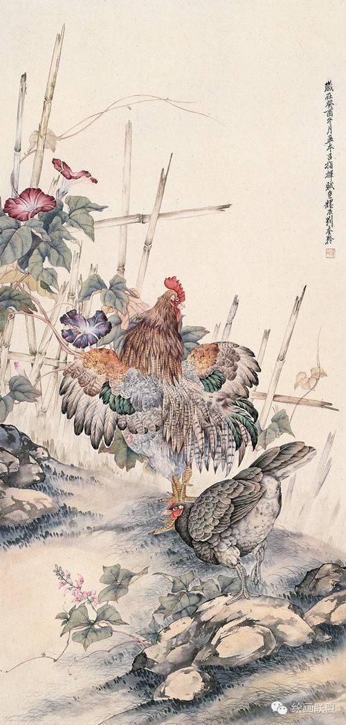 一代宗师|上阵父子兵，这爷俩画鸡能排第一！
