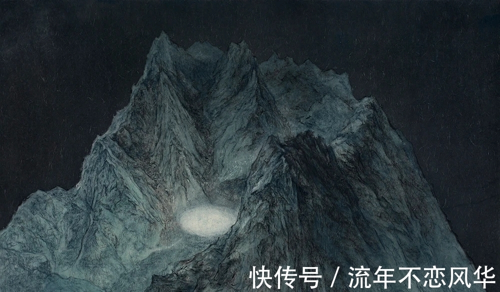 西安美院#西安美院|王珊的水墨山水画有静气!