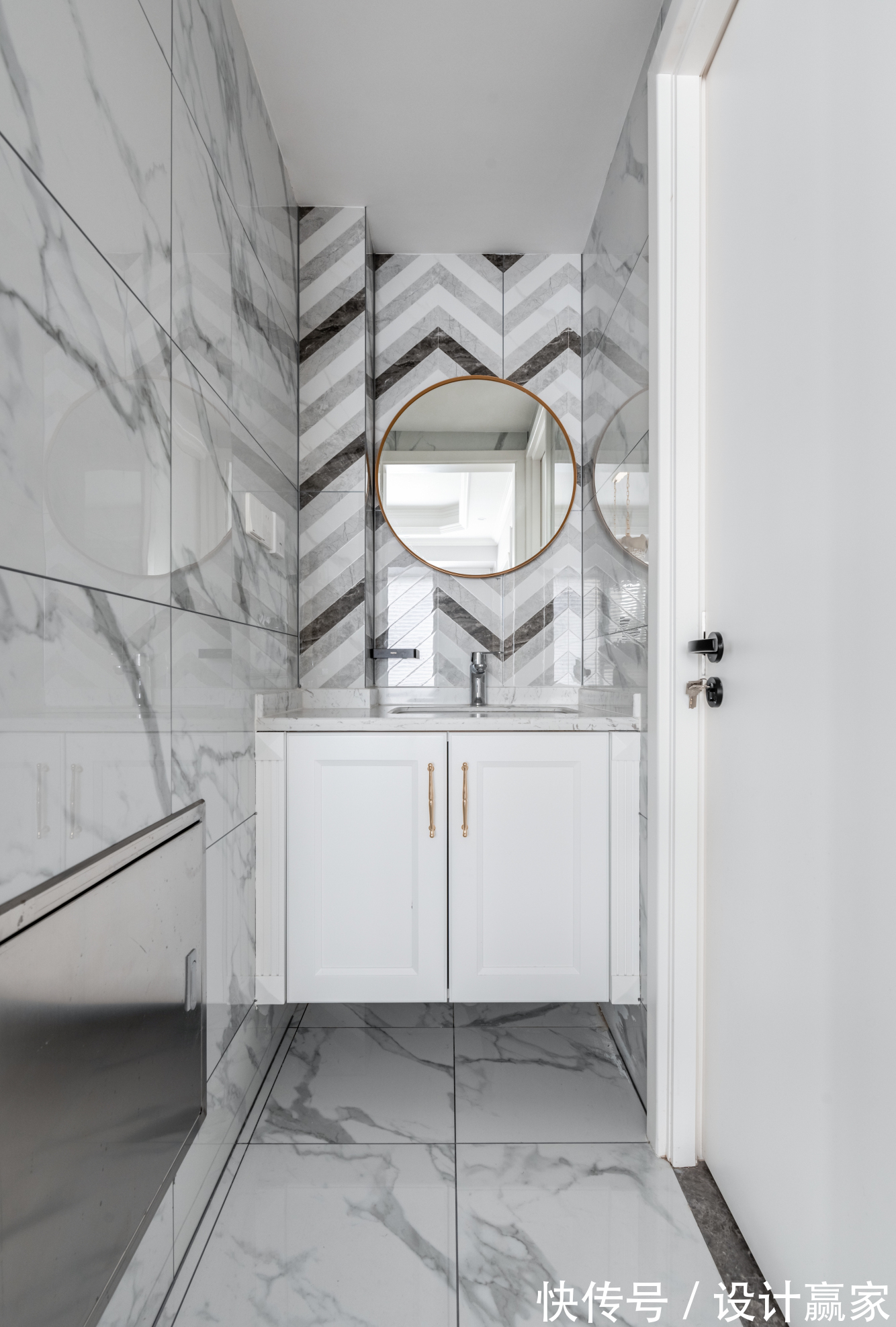 浅灰色|101㎡美式奢华,质感的空间,浪漫的家,邻居看过直夸好