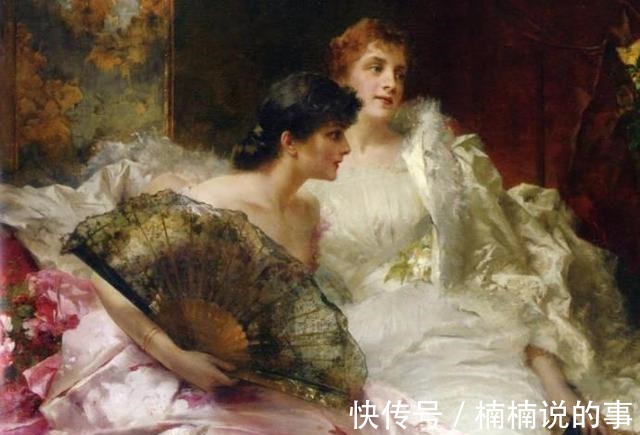 服饰#康拉德·基塞尔,把贵妇们的容貌与服饰,表现得极为富丽奢华!