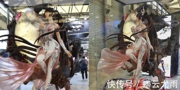 等身手办|国漫女神等身手办来袭,小舞脚踏彼岸花,云韵“玉肌腿”瞩目!