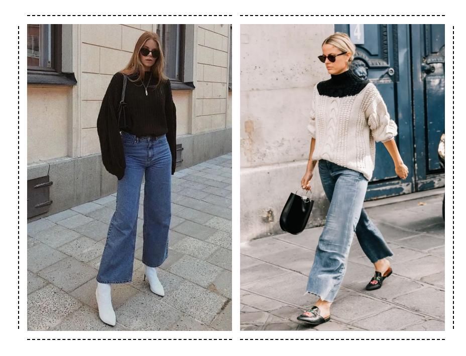 大毛衣+阔腿裤，才是秋冬最慵懒时髦的打开方式