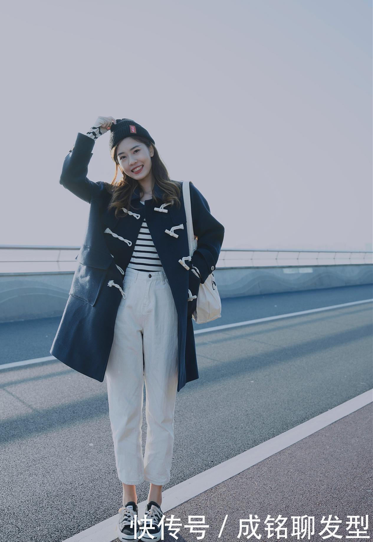 大衣|今年冬天“大衣+帆布鞋”火了,减龄休闲不挑人,时尚舒适又百搭