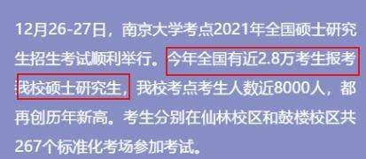 2021年考研：多所高校公布报考人数，其中近3万人报考复旦大学！