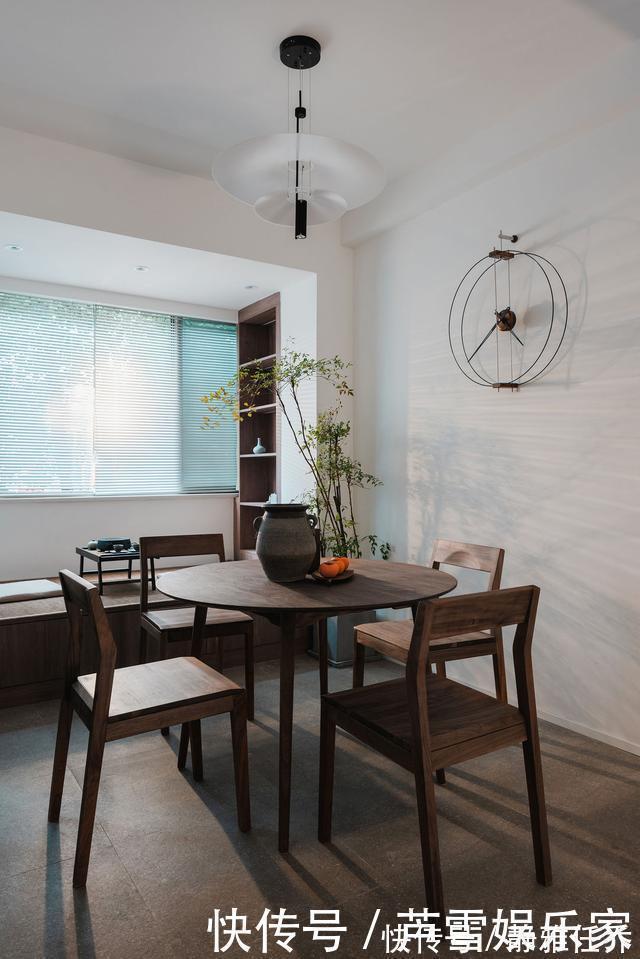 庭院|取消客厅三件套,只摆一张大长桌,79㎡的家简洁质朴,太满意了