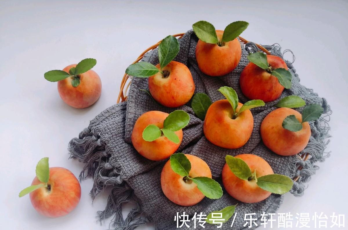低筋面粉|苹果造型的蛋糕,好看又好吃,几分钟就能学会