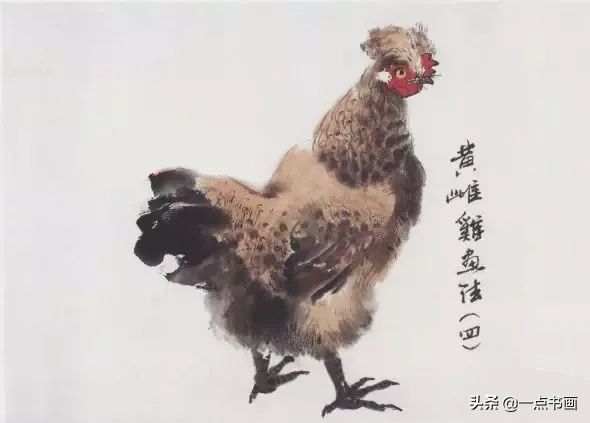 浓墨画@图文教程——写意画鸡技法
