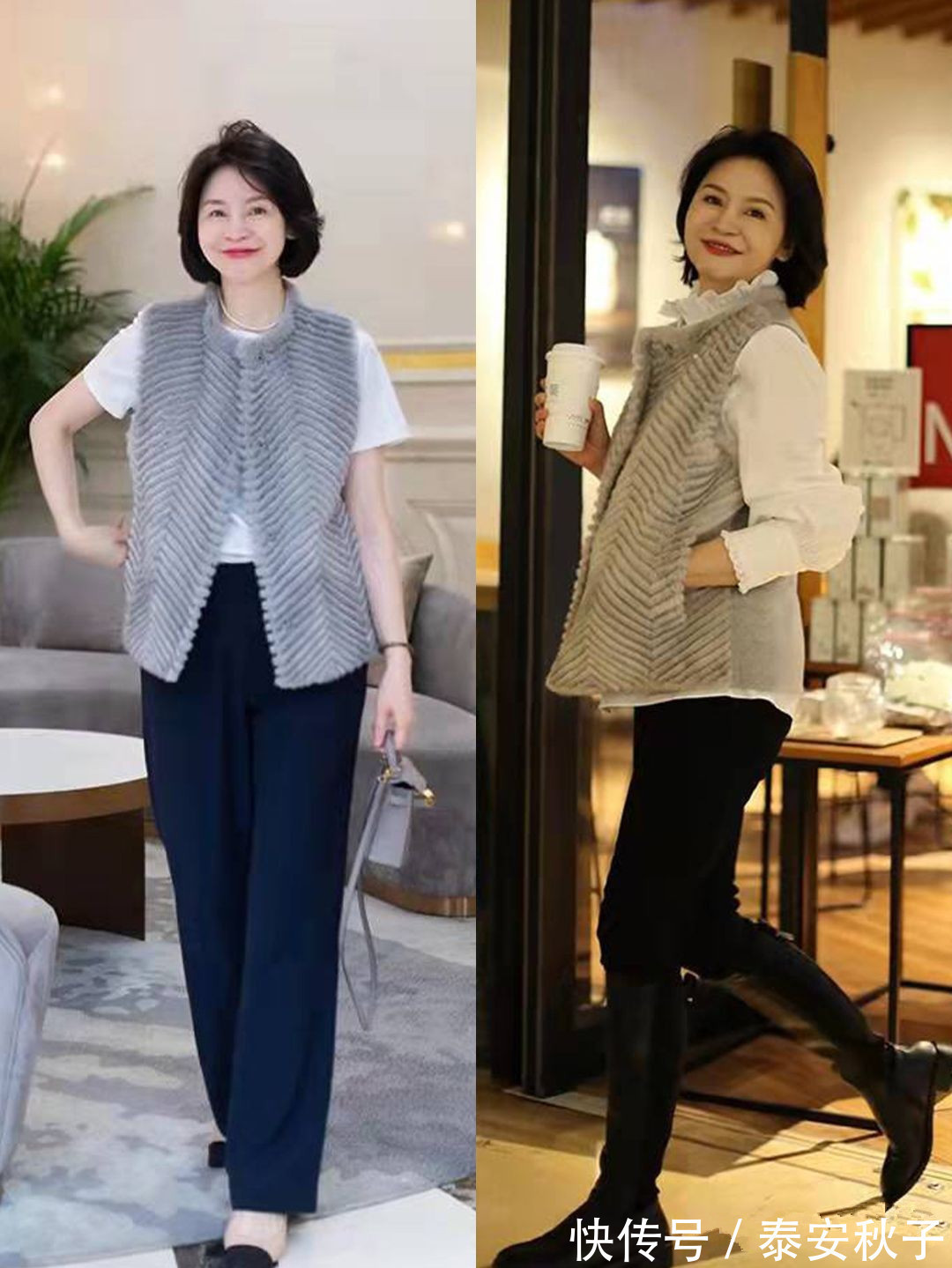 冬日 当我50岁以后,冬天一定要像她一样打扮自己:这才是真正的优雅