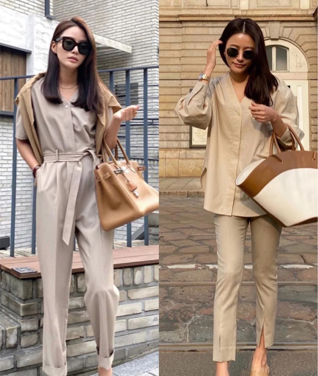 娃娃裙|秋天如何打造优雅气质?试试这几组极简风穿搭,时尚减龄又好看