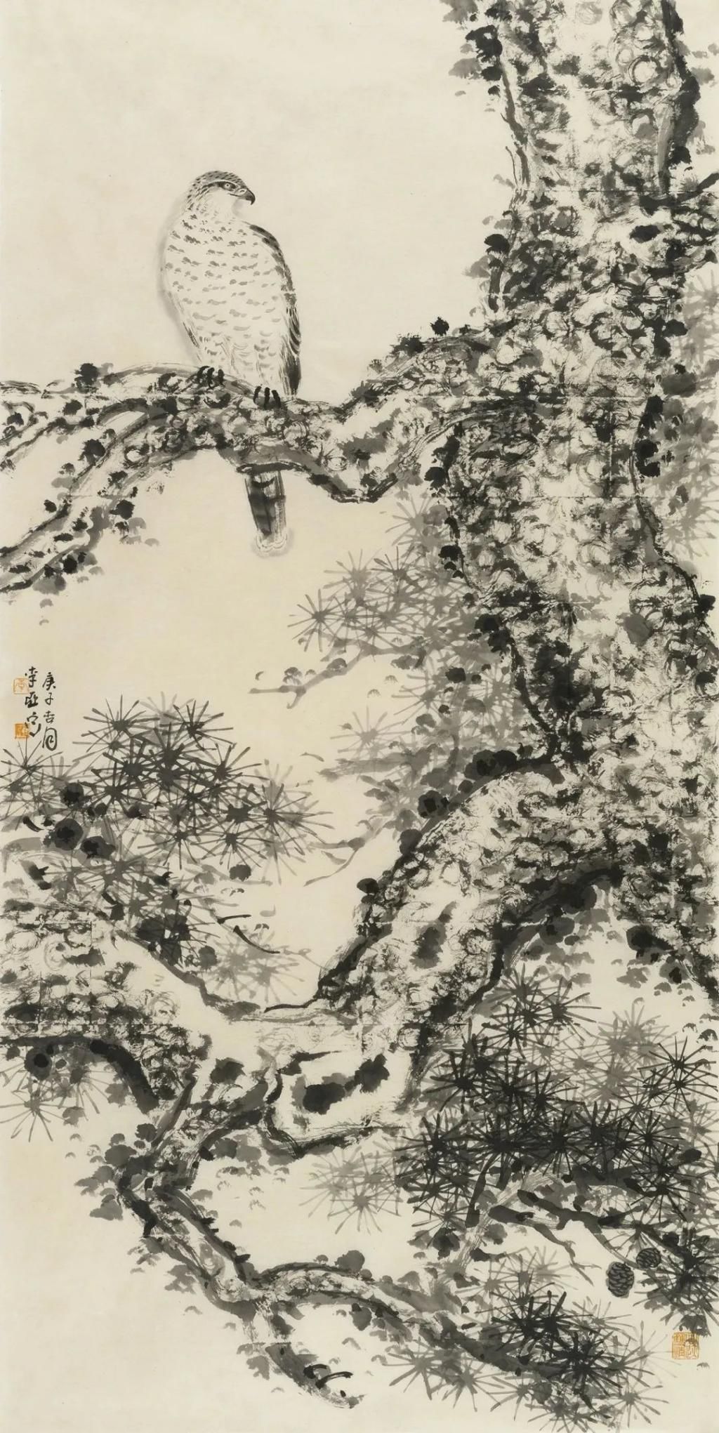 造型|严谨!绘画构图严谨,造型准确,用笔干净利索,一派祥和之风