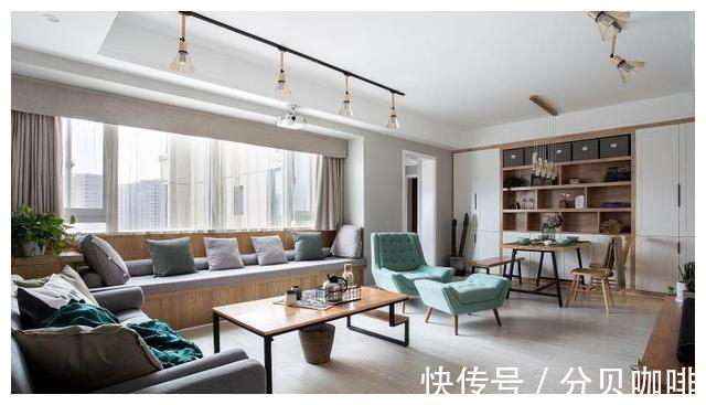 森林|125平三居室,现代简约的设计,仿佛住在森林当中