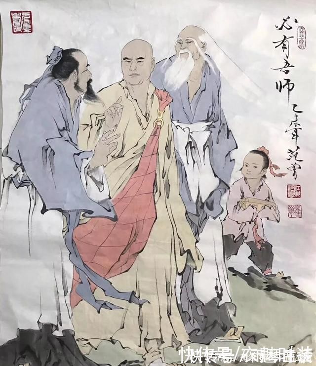 范曾@作画40年,如同一辙,是绘画水平没有长进吗