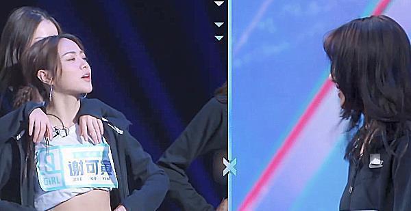 当谢可寅被淘汰时，台上的训练员都是《喜笑颜开》，所以不必谈受欢迎的程度