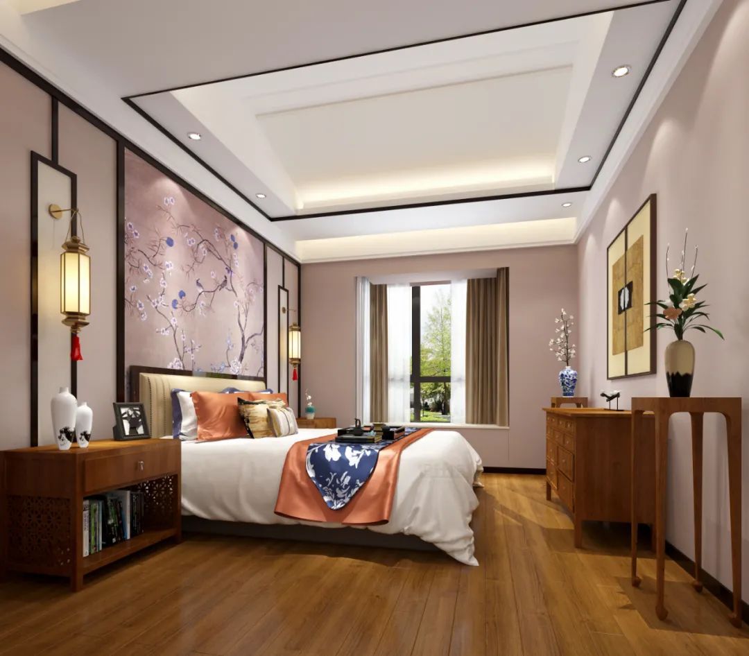 床铺|卧室筒灯怎么布置？筒灯设计合理，卧室令人舒适