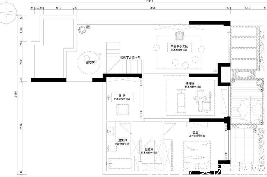 天井|自带庭院的复式住宅，大胆设计天井，彰显中式魅力，圈粉无数