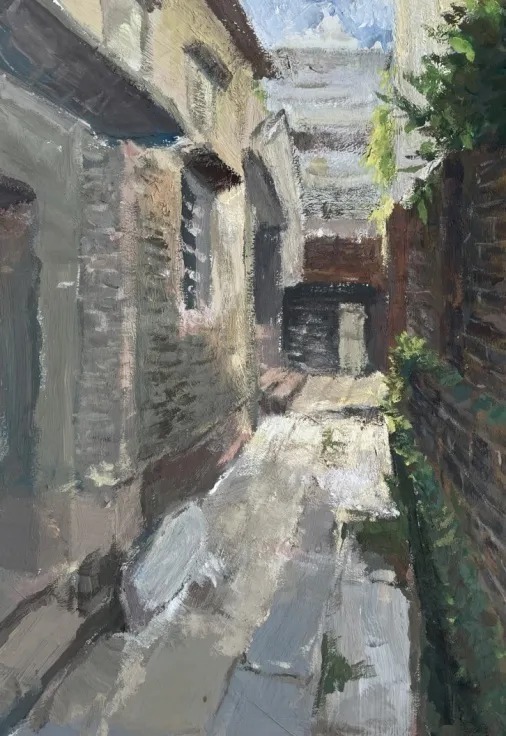 写生@"外师造化 中得心源" :20级象贤中学美术生沙湾古镇写生作品汇报展