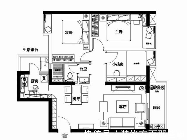 现代|102㎡现代轻奢风,时尚却不失质感,邻居们看了都纷纷点赞!
