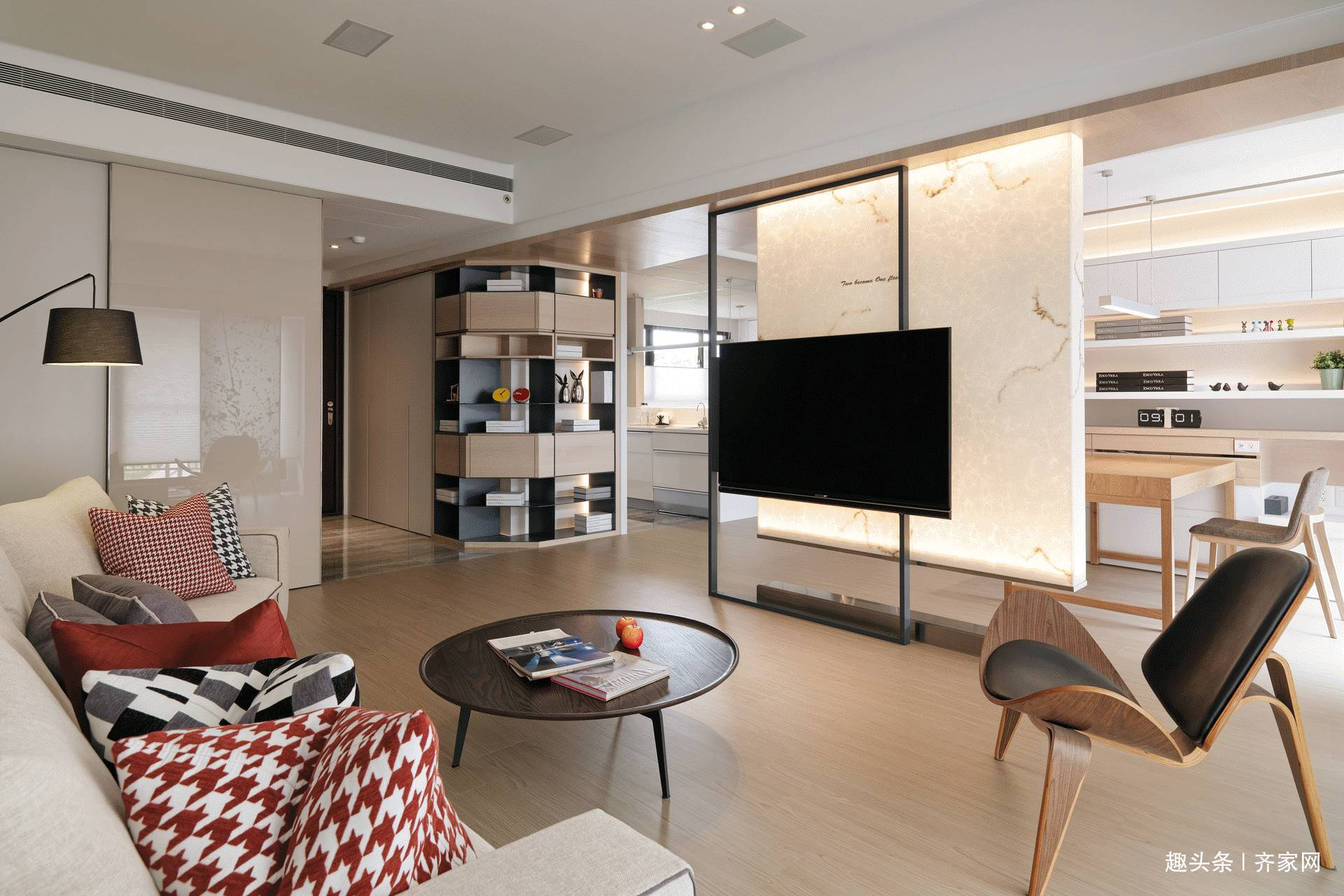 简约风|台式简约风,仅用质朴的色彩和线条感极强的设计手法,让家更美