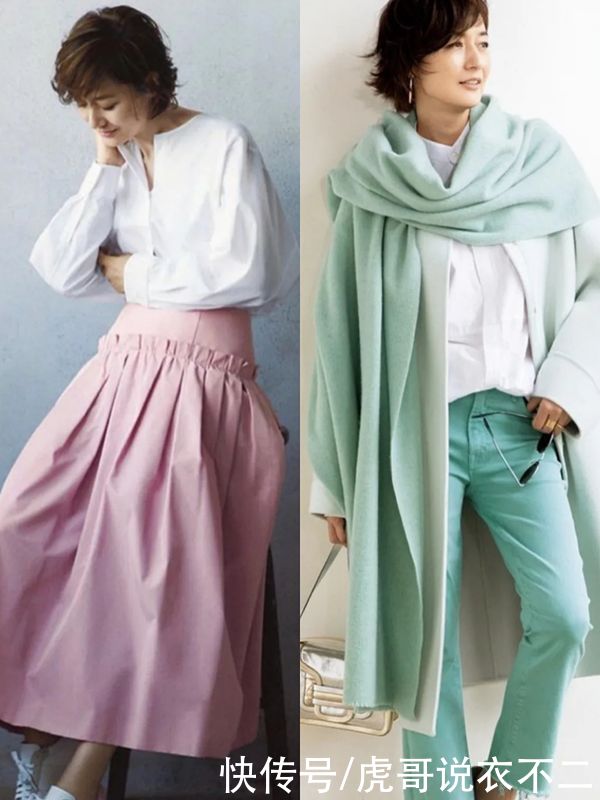 春季该穿衬衫了，学51岁“日本大妈”这么穿，高级与优雅全都有