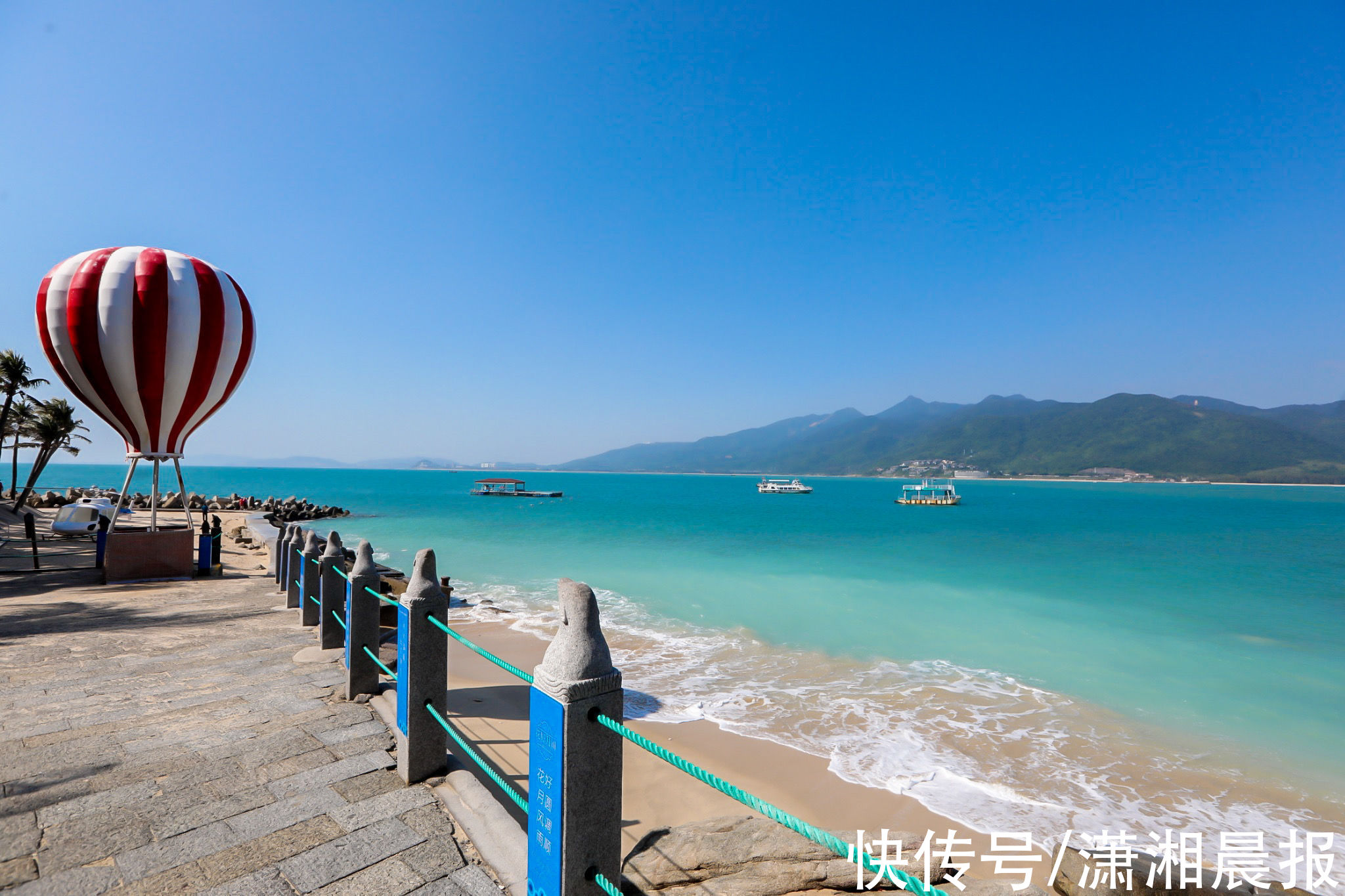 分界洲岛|海南网媒行｜这个海岛一界两片天，潜水可“穿越”到远古