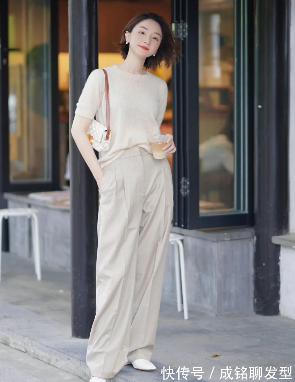 女性|夏日“顺色系”搭配来袭,清新随意不失成熟韵味,时尚减龄又高雅