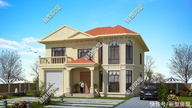 占地面积|农村两层别墅怎么建才好看?推荐这10套图纸,总有一套适合你