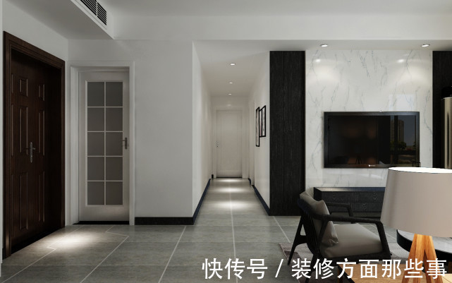 隔断|134平黑白灰简约风设计,是你喜欢淡淡高级感吗