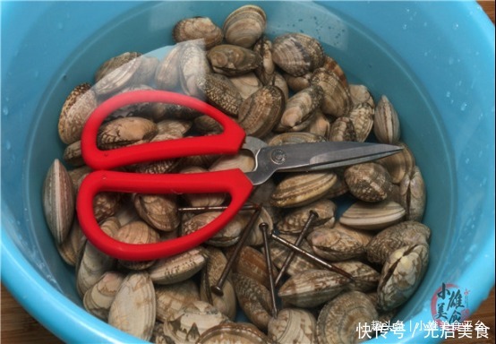 今天才知道，洗花蛤不能只加盐，老渔民用它泡一泡，花蛤狂吐沙