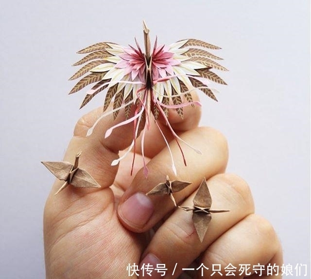 惊艳|男子每天折一纸鹤 1000天后作品惊艳众人