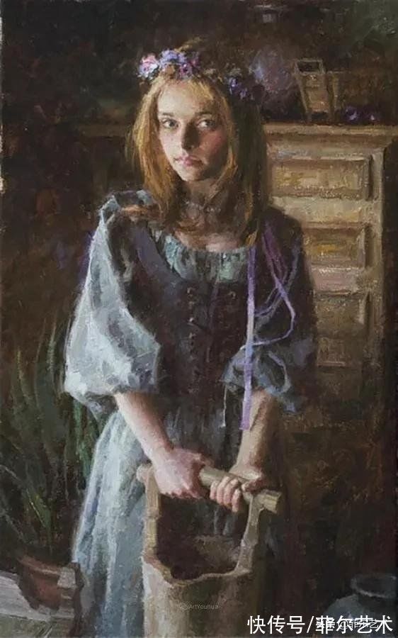 油画#色彩浓郁透明感富有表现力与感染力~画家摩根·威斯特林油画欣赏