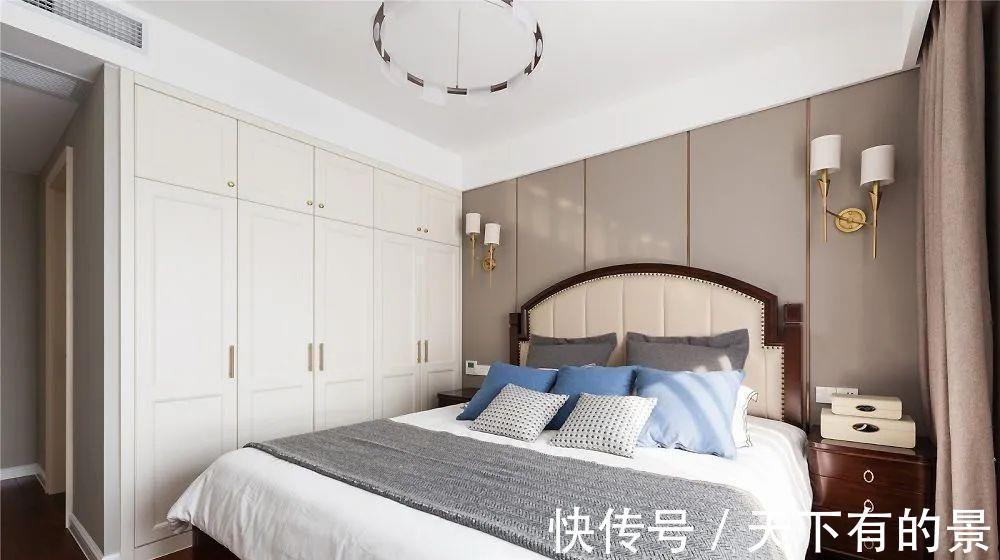 齐家安安|136㎡轻奢美式风,软装这样搭配,一点也不输豪华别墅!