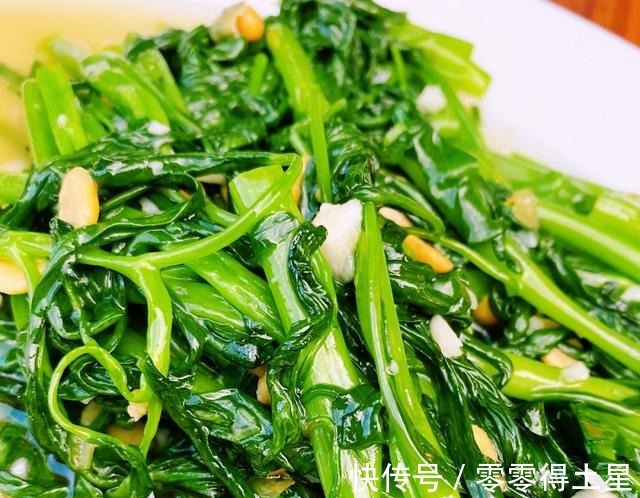 美食家常菜推荐豆豉酸辣空心菜梗,冰糖可乐鸡翅,蒜蓉空心菜!