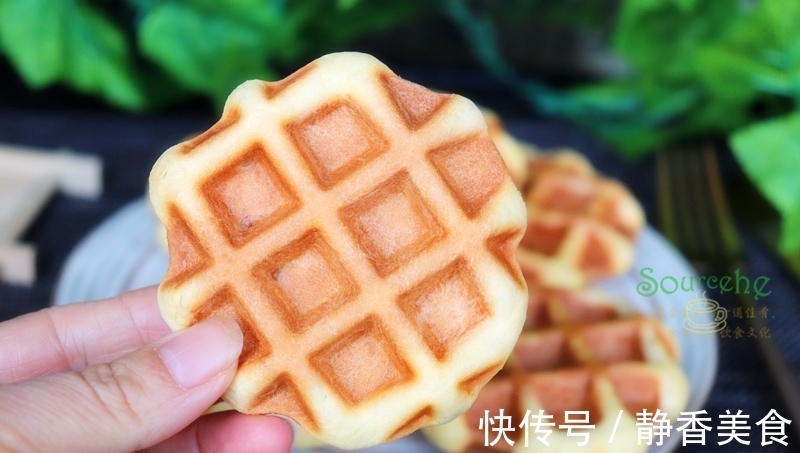 华夫饼|不用烤箱就能做的华夫饼,保证一次就成功,想吃再也不用买了!