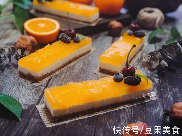 香橙果冻慕斯#安佳佳倍容易圣诞季#