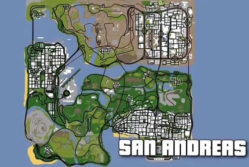 Gta 地图演变史 全部加起来都没 Gta5 大 真无敌 全网搜
