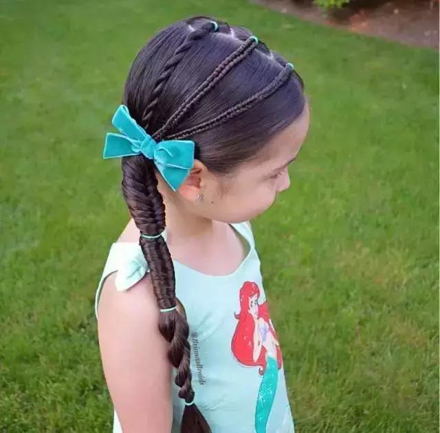 编发 72款好看的儿童编发,有闺女了就要给她编这样的发型,宝妈快收藏