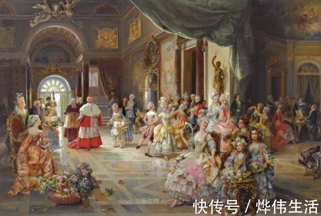 august@华丽的服饰,精美的人物,田园牧歌式的情感