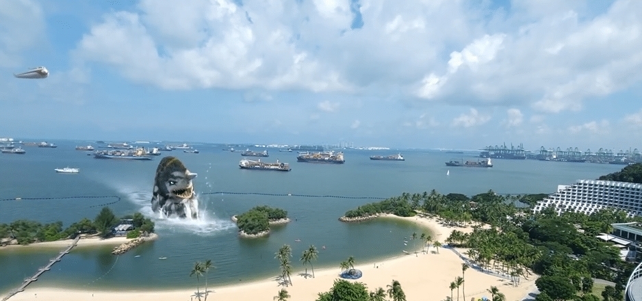 鱼尾狮|《奥特曼:新加坡的新力量》最终话,神秘怪兽出现,与怪兽团战