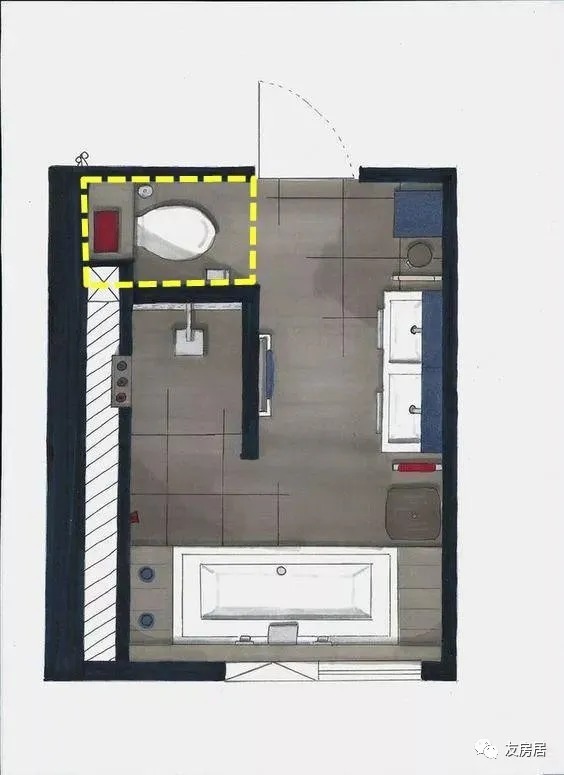 洗漱台|干湿分离,为什么日本人家隔出马桶,而国内则是把洗漱台移出来?