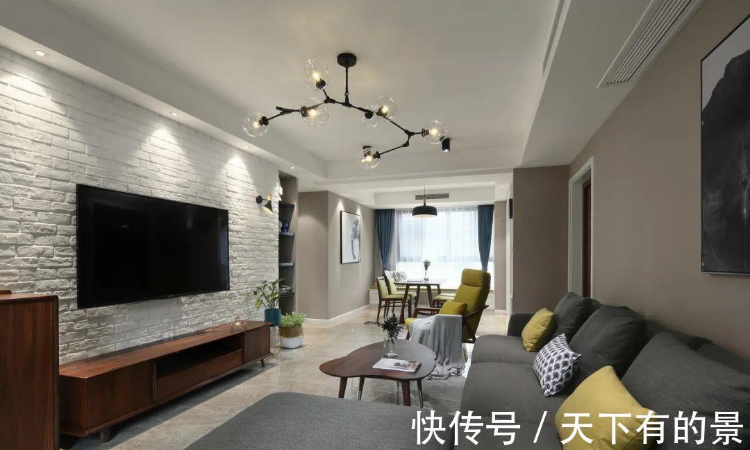 石膏线|小户型电视墙一定要照这样装,漂亮又上档次