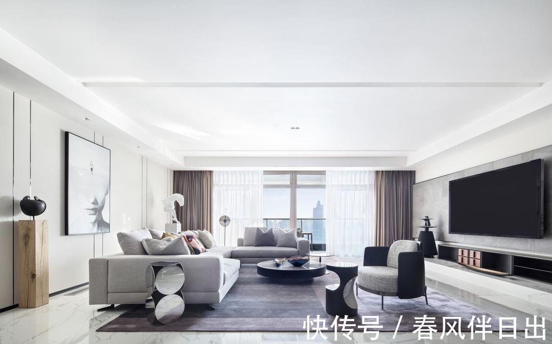 风格|430平方米的大别墅,轻奢时尚风景无限,美景就在身边