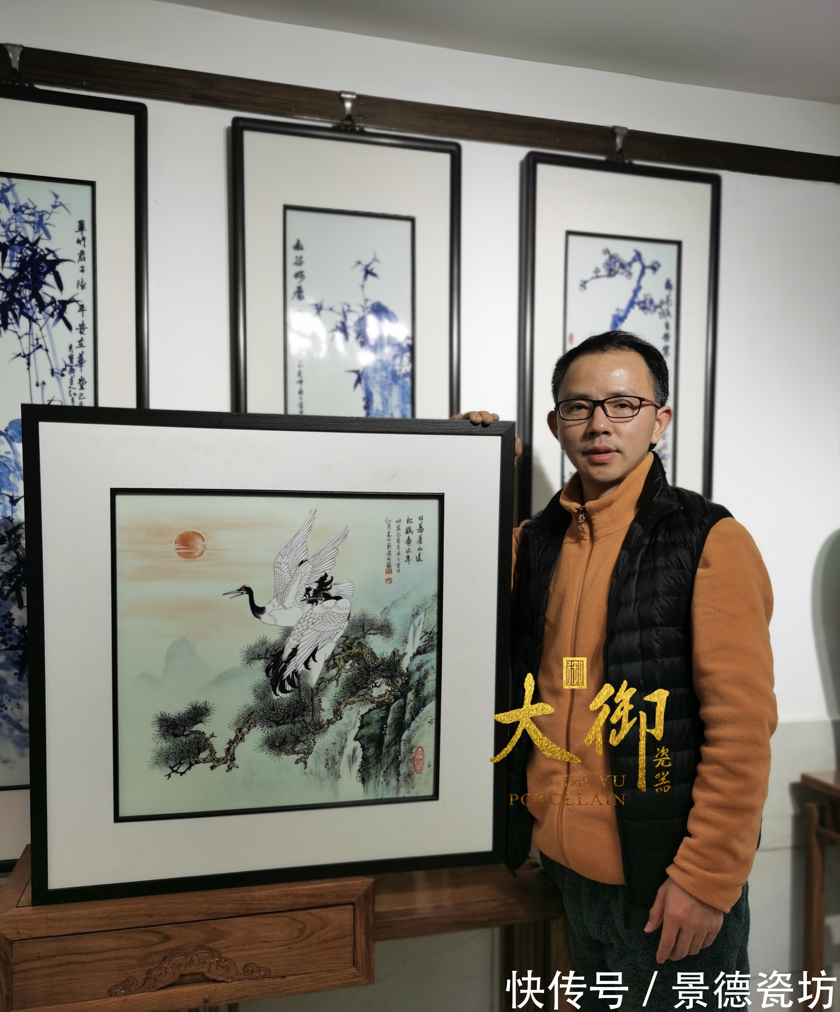 江西省#大御瓷器江月光——中国陶瓷艺术大师陆如关门弟子,当之无愧的古彩顶流!