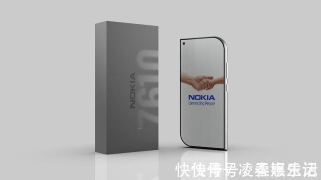 高通|新诺基亚7610概念图：柳叶刀直面屏配单打孔，颜值真的很高