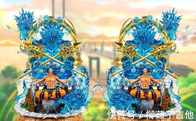 响鼓|海贼王艾尼路召唤雷神的手办,放大十倍后,城堡的细节过分了