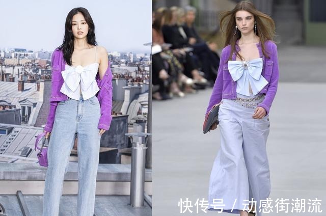 时尚|小香风外套怎么穿美配牛仔裤时尚又显年轻,好酷