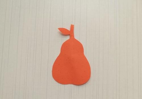  学会|幼儿手工，孩子能学会的简单的剪纸鸭梨教程