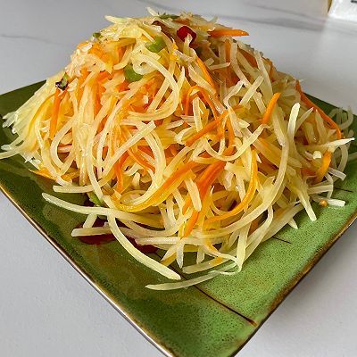 卷饼|酸辣土豆丝