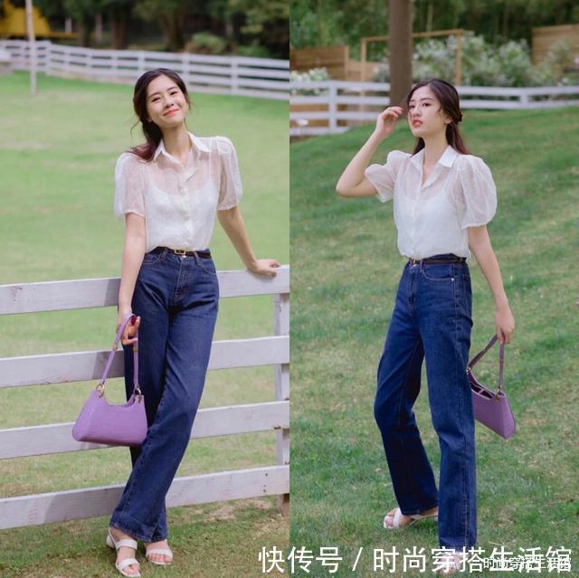 博主|夏季穿白衬衫过时了?看看这位博主穿搭示范,美出新高度
